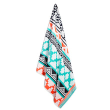 Load image into Gallery viewer, Native Stripe Beach Towel