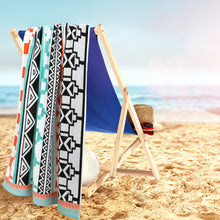 Load image into Gallery viewer, Native Stripe Beach Towel