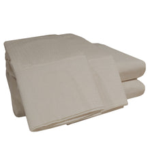 Load image into Gallery viewer, H+L Luxury Jacquard Basketweave Sheet Set
